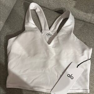 Alo Yoga Real Bra Tank white XS